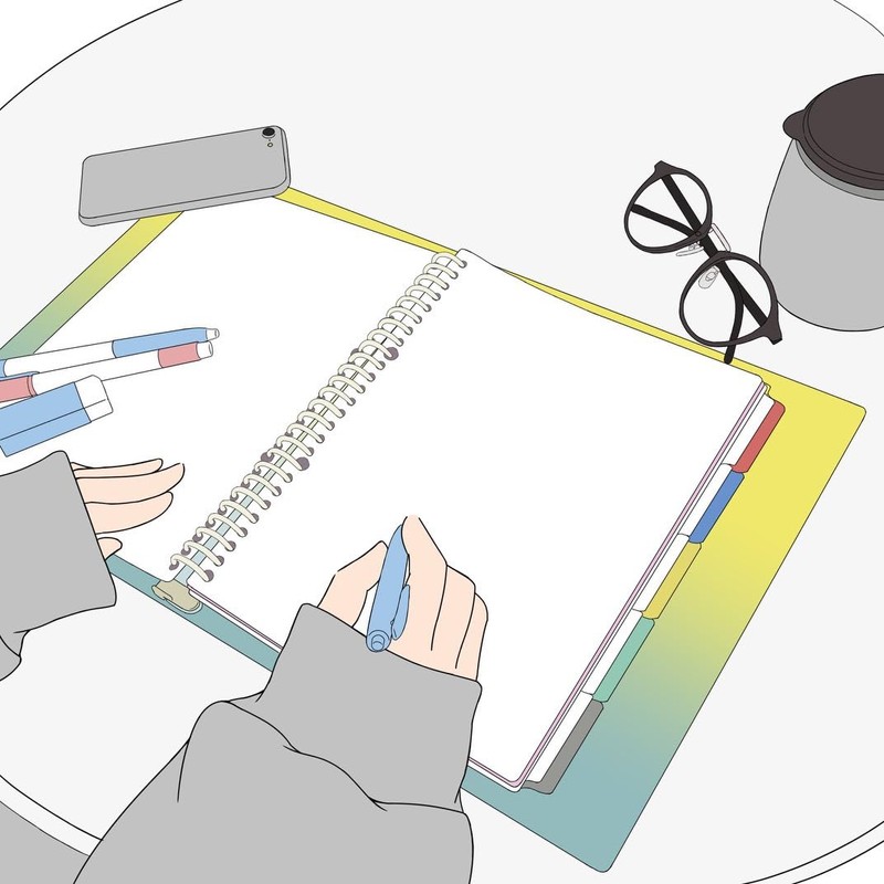 Maruman F310-05 Binder Session B5, 26 Holes, Black