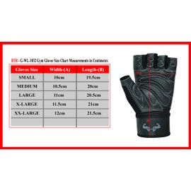 BTR BORN TO RACE Weight Lifting Gloves Cowhide Leather Fingerless Padded Body Building Long Wrist Support Gym Excercise Powerlifting Leather Gloves Unisex Design (Blue, X-Large)