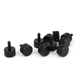 MACHSWON Knurled Thumb Screws for Machines Devices Furniture, M3 x 8mm, Flat Head Screws Metal Knurled Head Bolts Fastener Grip Thumb Screw, 10pcs