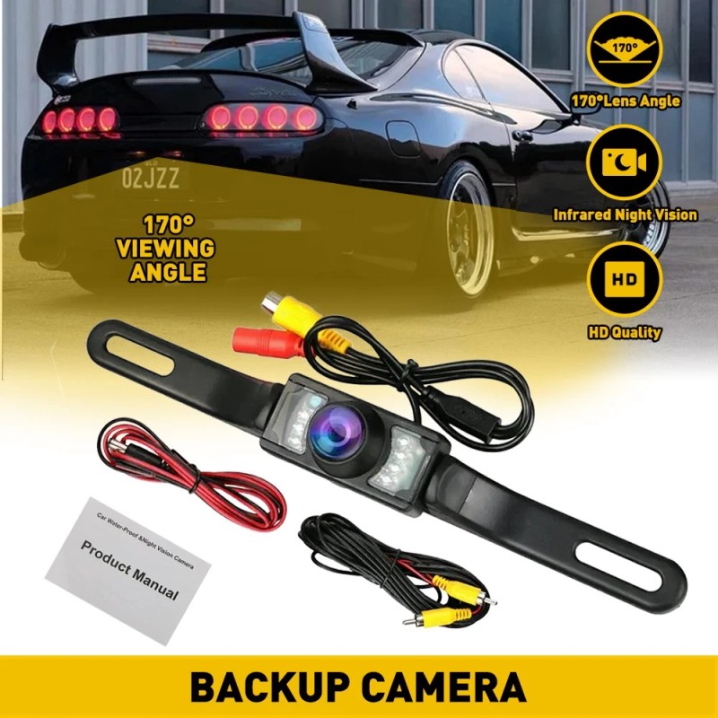 Parking Camera Wide 170° Waterproof Night Vision Car Rear View