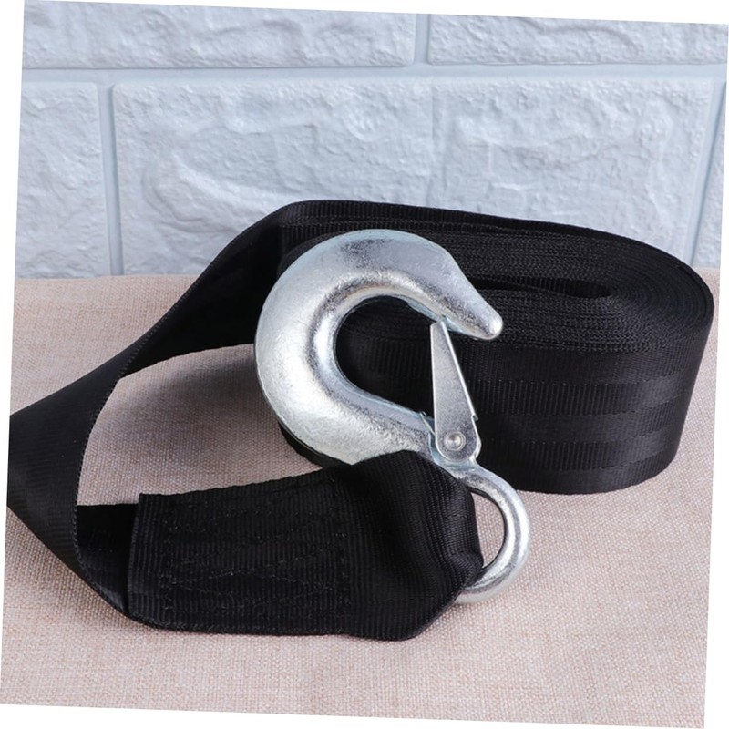 Alipis Heavy Duty Tow Straps with Hooks Portable Winch Rope