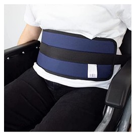 Mobiclinic, Wheelchair Seat Belts Abdomen Support Belts Padded European Brand Sofa Clip Lock Adjustable Size L 90-200cm