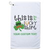 Custom Golf Towel Lucky Charm St Patrick's St Patty Irish