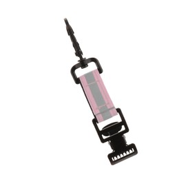 TENOL Firefighter Glove Strap Reflective for Welding Gloves Practical Quick Release Fireman Turnout Gear Work Gloves Holder Clip, Pink