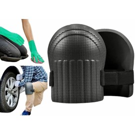 JAVIER.R WATCH DOCK 1 Paar professionelle Knieschoner für Bodenarbeit, Bau, Gartenarbeit, Elektriker, Schweißen, Mechaniker usw. Hergestellt aus EVA-Schaum mit verstellbaren elastischen Riemen.