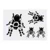 4 x 'Tarantula' Temporary Tattoos - Water Resistant, Skin-Safe, Non-Toxic