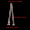 uxcell Clear Invisible Adjustable Replacement Bra Shoulder Straps for Women
