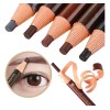 Lápiz Cera Microblading Cejas Café Oscuro Resistente al Agua 10g