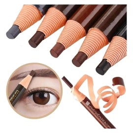 Lápiz Cera Microblading Cejas Café Oscuro Resistente al Agua 10g
