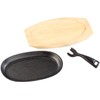 Tornwald-Schmiede 2 Professional Cast Iron Serving Pans with Saucer, 24