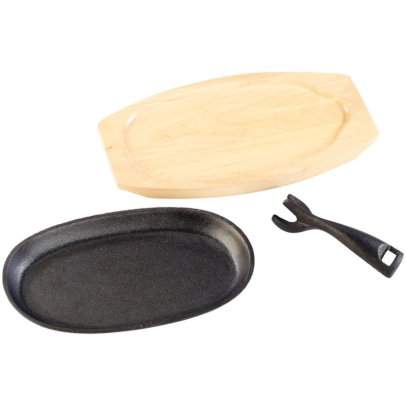Tornwald-Schmiede 2 Professional Cast Iron Serving Pans with Saucer, 24
