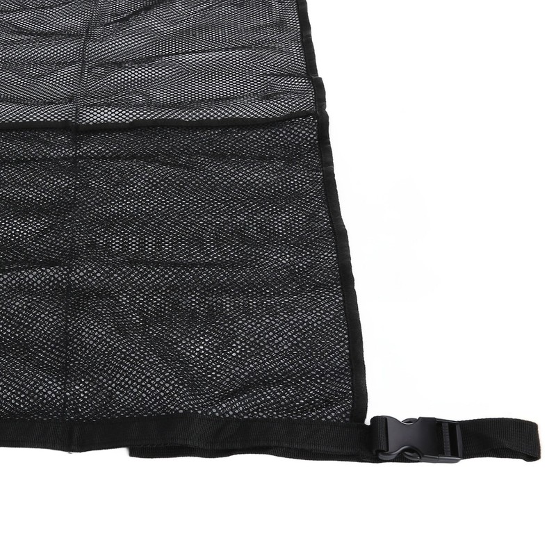Large Capacity Seat Back Storage Bag with Fixed Buckle Mesh
