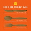 EQUO Sugarcane Utensils, Biodegradable and Compostable Spoons, Pack of 15