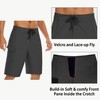 MIVEI 22" Men's Board Shorts Swimwear No Mesh Lining -