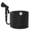 Garden Hose, Water Hose with 8-Pattern Spray Nozzle Non-Expandable Water
