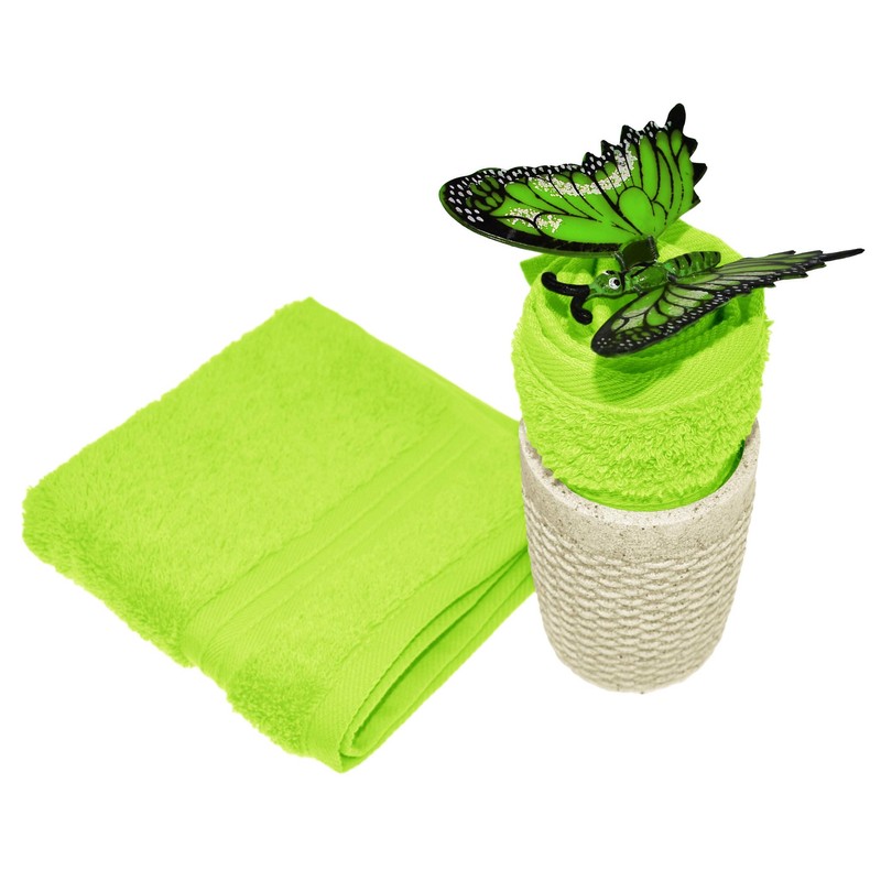 Lashuma Towels, Set of 2, Apple Green, Guest Towels, 30