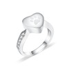 QGJNSGC Love Urn Ring Pet Dog Cat Ashes Memorial Keepsake