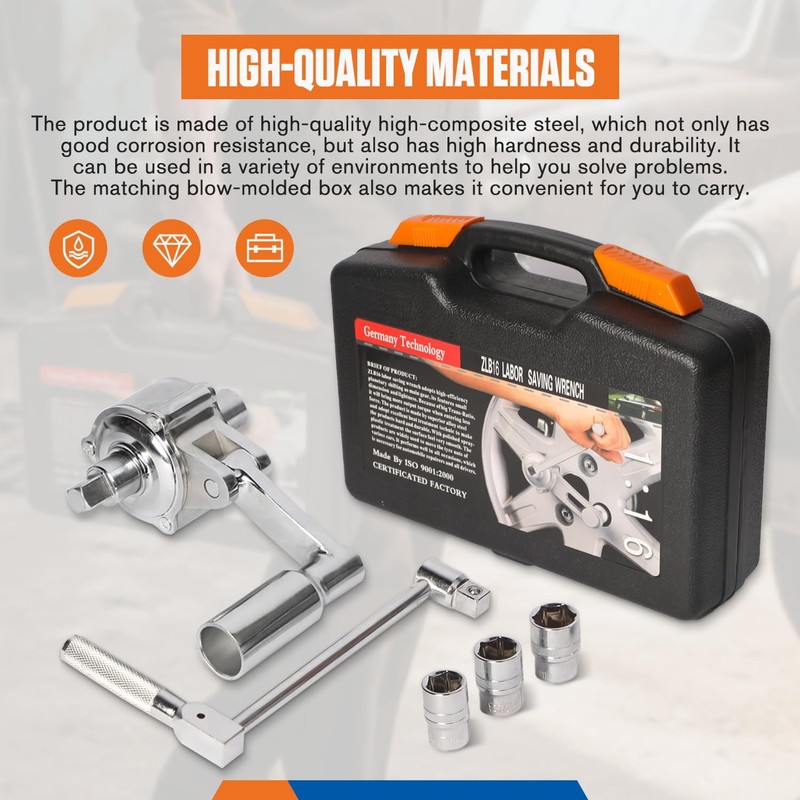 Autory Torque Wrench Lug Nut Removal Tool 1:16 Heavy Duty