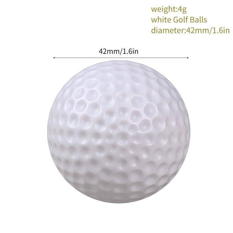couduan 12 Pcs Practice Golf Balls,Plastic Golf Balls,Ball Training Kids