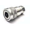 Hydraulic ISO A Quick Release Coupling 1/4" BSP Thread Set