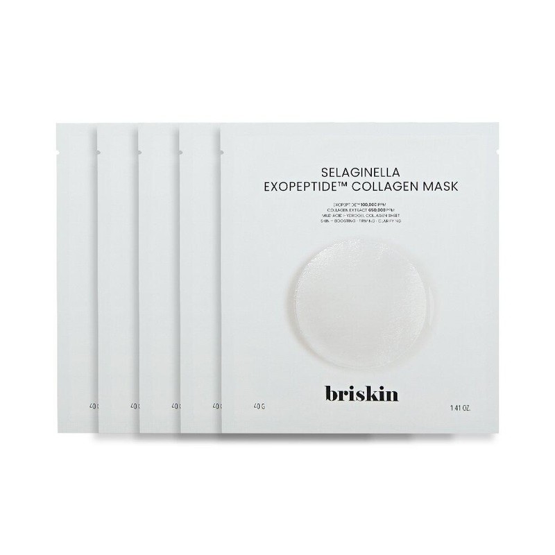 briskin Selaginella Exopeptide Collagen Mask Sheet 5P - briskin Selaginella