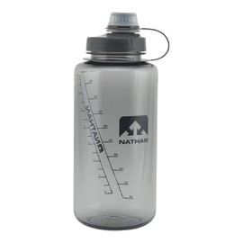 Nathan Big Shot Unisex Outdoor Narrow Mouth Water Bottle available in Grey - 1 Litre