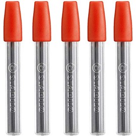 STABILO EASYergo 1.4 Refills, Pack of 6, Hardness HB Leads for Refilling, 5 x 6 Leads