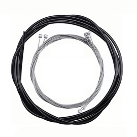 Universal Bike Inner Brake Cable Housing Kit, 4PCS Universal Bicycle Change Cable Kit, Bicycle Cycling Shifter Cable Housing Kit for Mountain Road Bike Repair(Black)