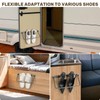 BOYISEN RV Shoe Storage Rack, Foldable Save Space Camper Shoe
