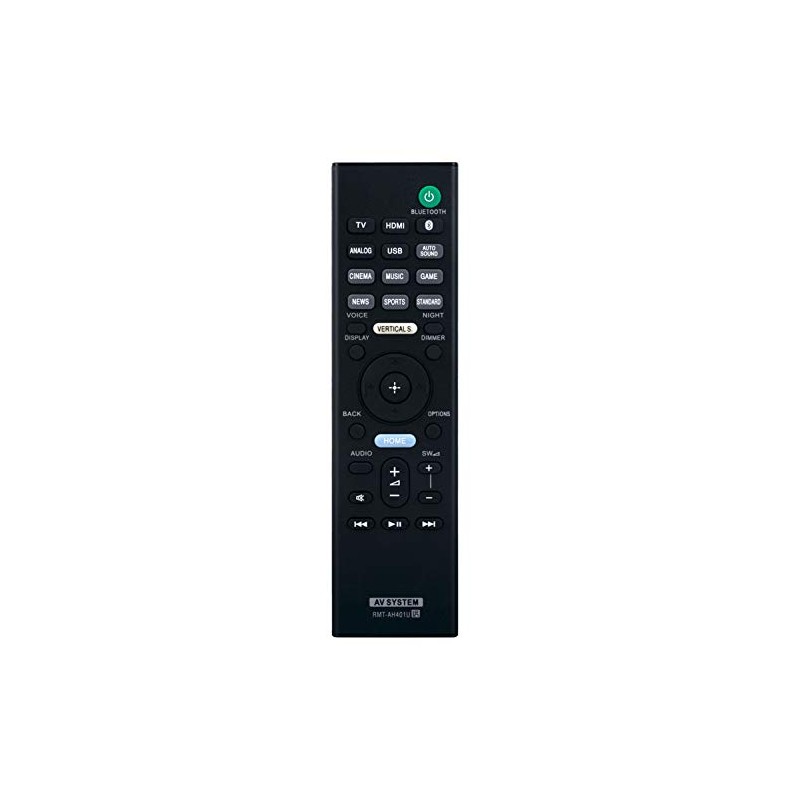 RMT-AH401U Replacement Remote Control fit for Sony Soundbar HT-X9000F HTX9000F