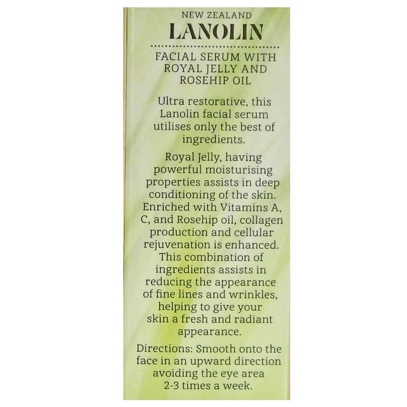 Wild Ferns Lanolin Facial Serum with Royal Jelly and Rosehip
