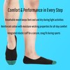 Hicomlor No Show Socks for Men 6 Pack,Non Slip Cotton