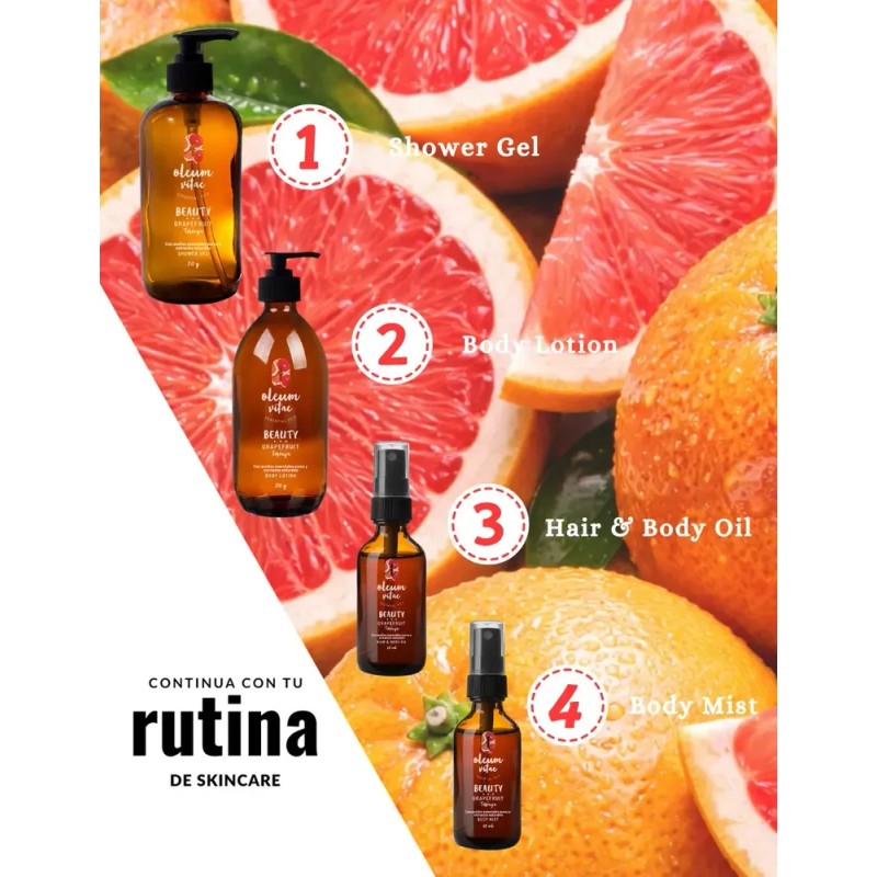 Aceite Para Cabello Con Aceite Esencial De Toronja 60ml