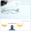GUD Reading Glasses 5-Pack Readers Spring Hinge Reading Eyeglasses for