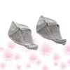 TOVINANNA 2pcs Microfiber Hair Drying Cap Checkerboard Towel for Women
