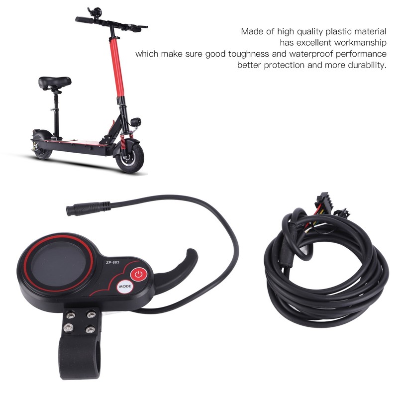 Display Thumb Throttle 2 in 1 Speedometer Manual Control Panel