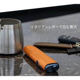 Dom Teporna IQOS Compatible Case, Ilma One Case, ILUMA ONE Cover, Sleeve, Italian Leather, Genuine Leather, darkbrown, Casual