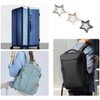 Star Shaped Stainless Steel Keychain Clip Carabiner Snap Hook Holder