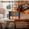 Yaledi Fireplace Flame Diffuser, Aromatherapy Essential Oil 250ml Himalayan Salt