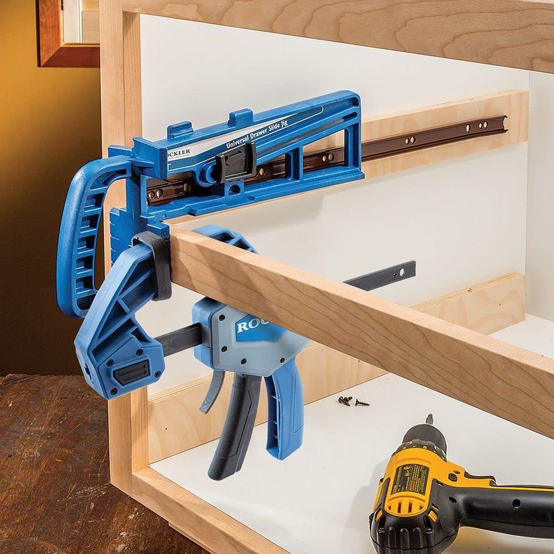 Rockler Universal Drawer Slide Jig - Cabinet Hardware Jig Install