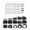 455 Piece Circlip Set, E-Clips Snap Rings, C-Clips Locking Washers,