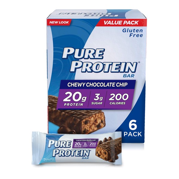 Pure Protein® Chewy Chocolate Chip, 50 gram, 6 count Multipack