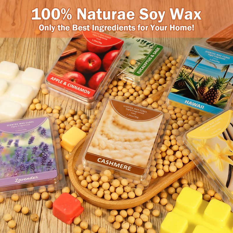 SCENTORINI Wax Melts, Wax Melts Wax Cubes Strong Scent, Scented