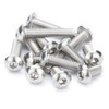 ANSIEDIO M2.5 Hex Socket Button Machine Screws Bolts, Stainless Steel