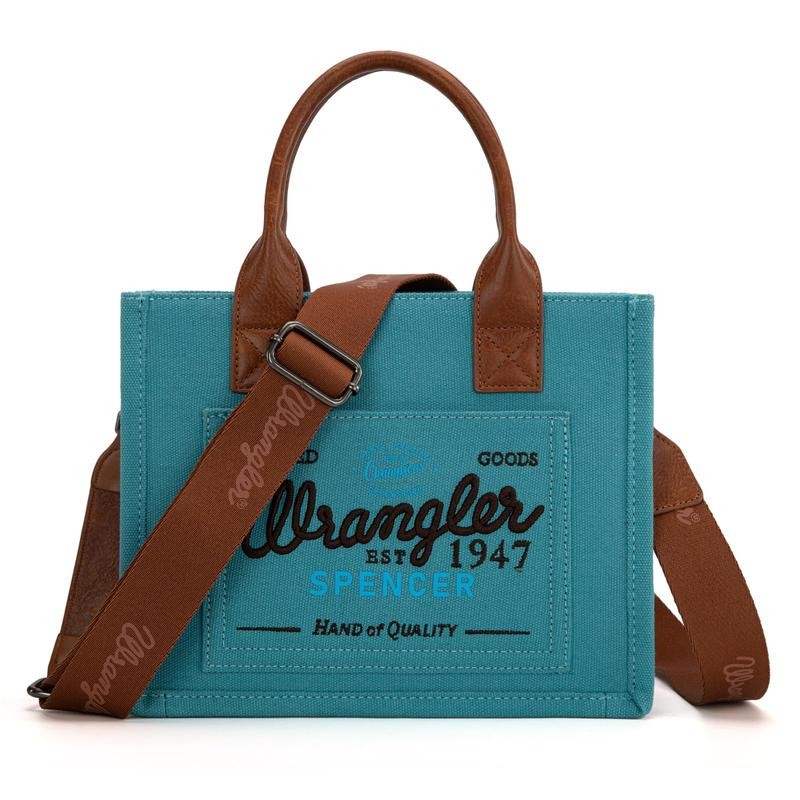 Wrangler Tote Bag Guitar Strap Satchel Purses Multi-pockets Casual Work