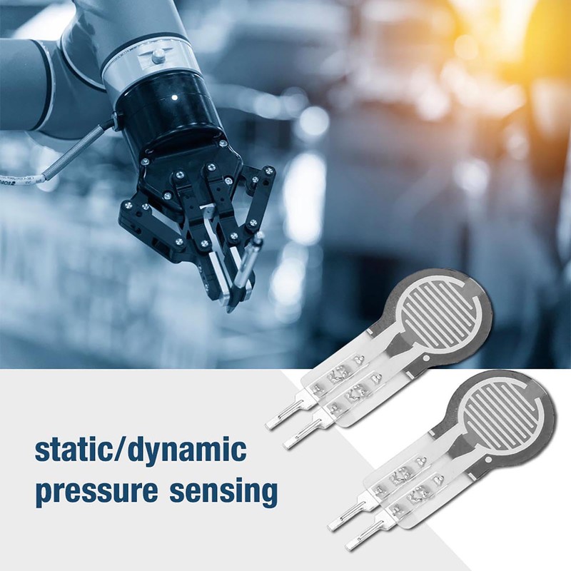 Luatoxry 2Pcs Force Sensitive Resistor, 20g~2kg Flexible Thin Film Pressure
