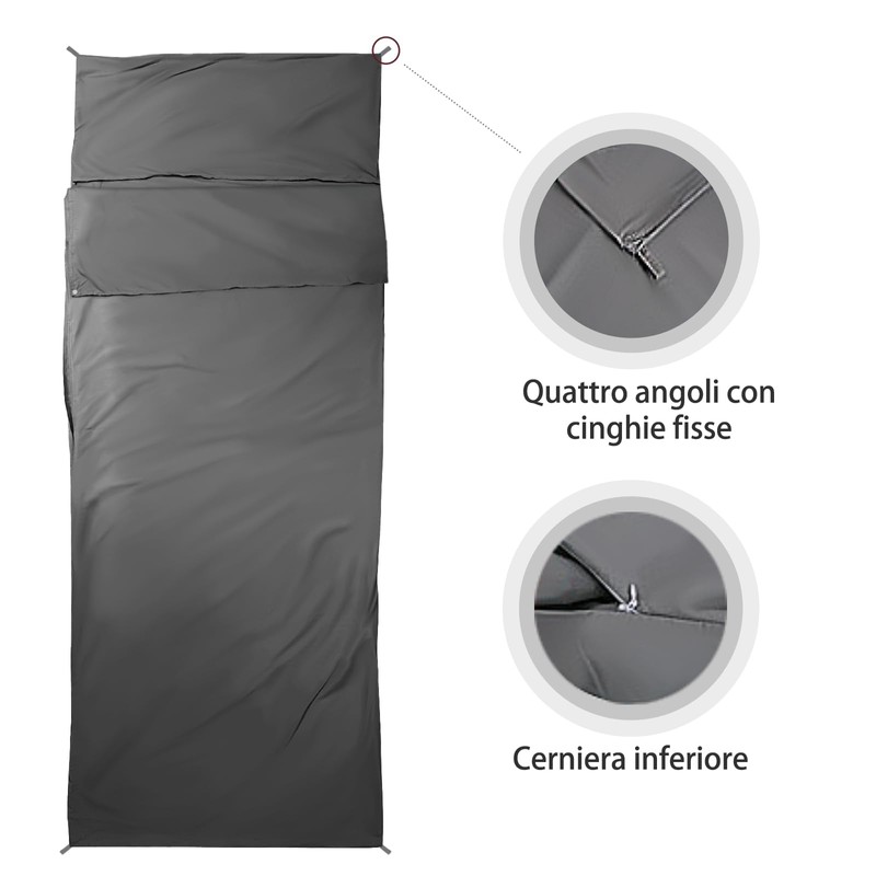 GADITIEK Lightweight and Portable Single Person Sleeping Bag - Ideal