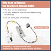 INFINAUTO 2 Pcs Door Latch Release Cable for Ford F150