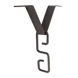 Rain Chain Clip for Gutter Adapter, Outside Hardware Rain Catcher System V Style Copper Rain Chimes Downspout Holder Connector Hook, Rain Chain Water Diverter Accessories