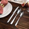 KEAWELL Premium 45-Piece Louise Silverware Set, 18/10 Stainless Steel, Service